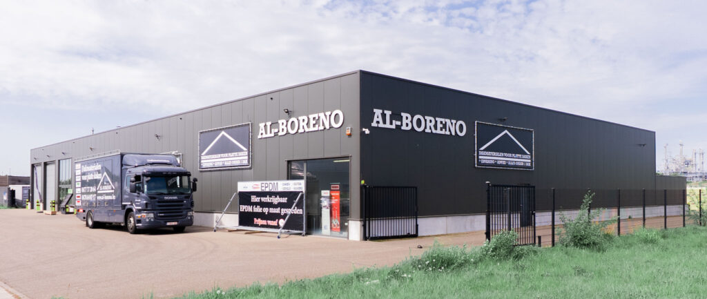 Al-Boreno dakmaterialen in Tessenderlo, Limburg, Antwerpen