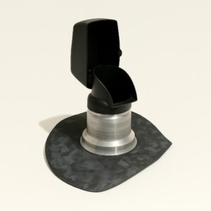 Dakdoorvoer met regenscherm & EPDM-voet
