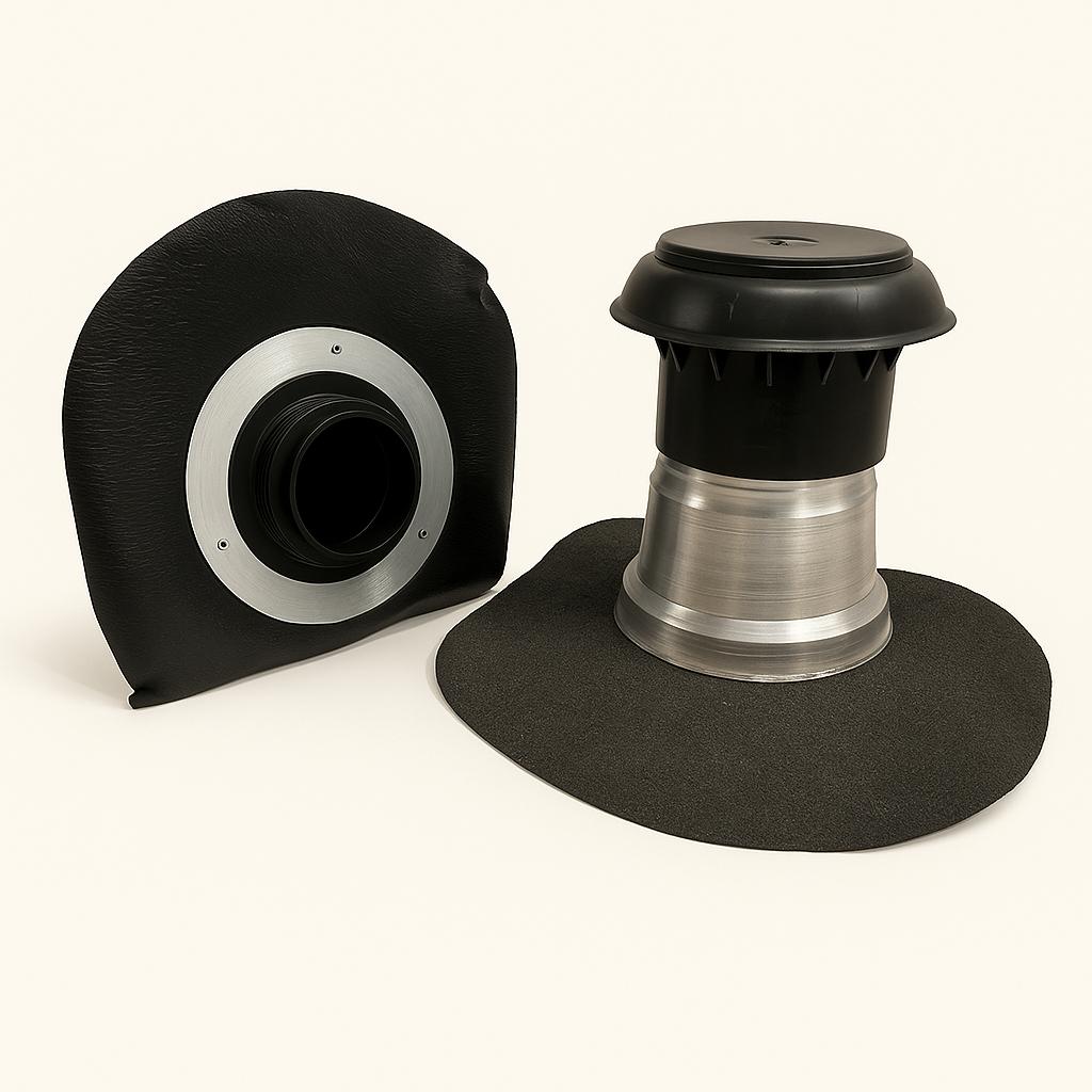 Dakventilatiekap plat dak – Roofingvoet